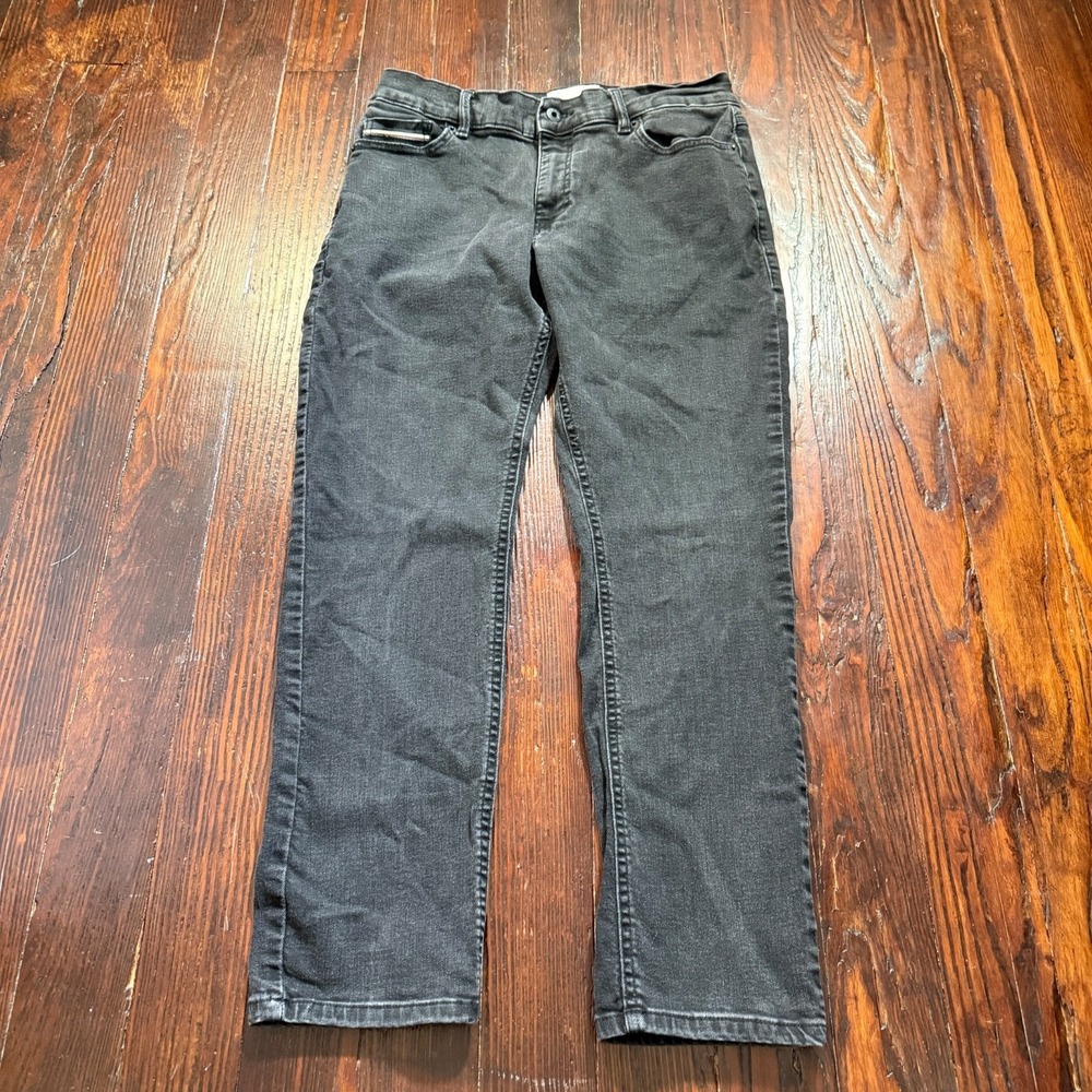 Sun + Stone Jeans Mens 31x30 Black Faded Selvedge Pocket Stretch Straight